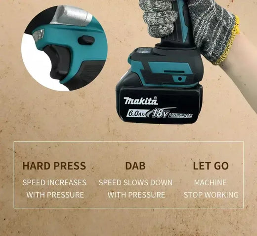 Makita dtw700 18v chave elétrica sem escova furadeira sem fio chave de fenda entrega gratuita grande torque ferramentas elétricas chave de torque