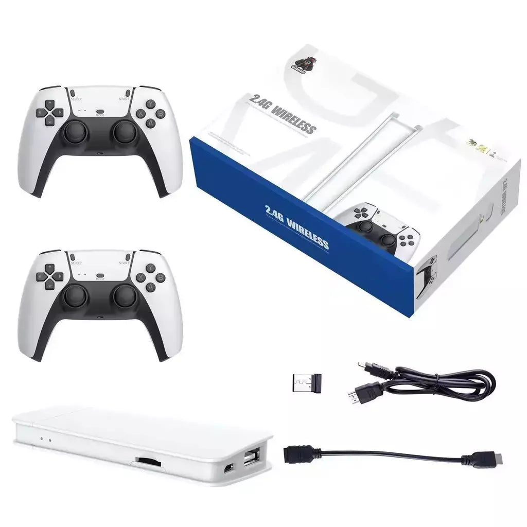 M15 jogo vara mini tv console de jogo portátil sem fio gamepads vídeo game 64g 20000 + jogo retro saída hd dois jogadores para ps1 etc
