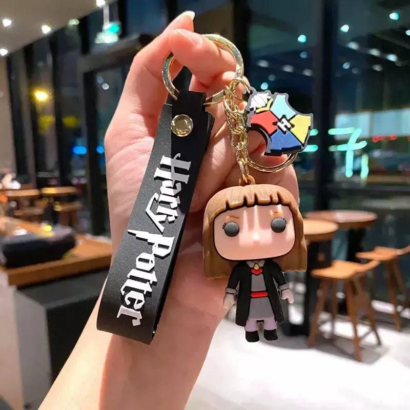Harried potter chaveiros hermione ron voldemort boneca chaveiro filme periféricos bonito chaves do carro chaveiro brinquedos para casais crianças