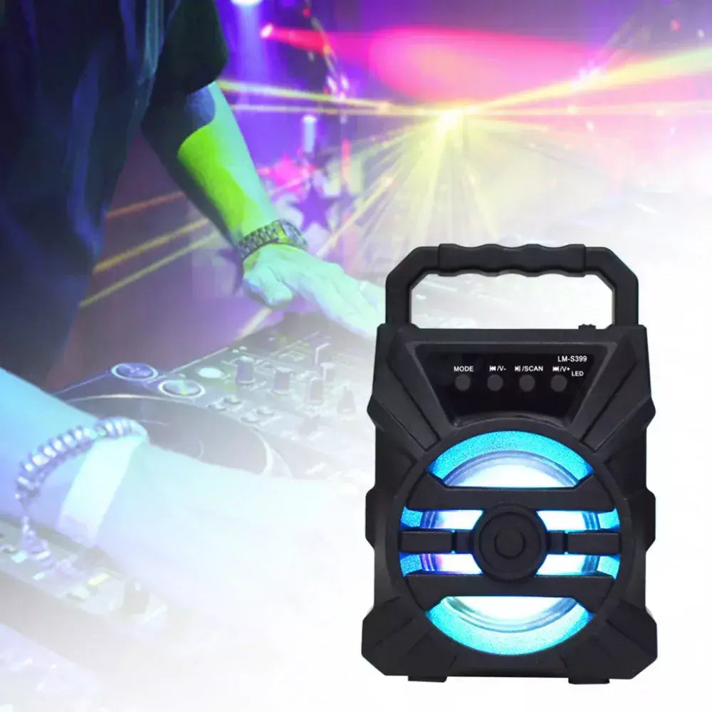 500mah alto-falante bluetooth caixa de som alto-falantes bluetooth de alta potência tf udisk karaokê subwoofers de som portátil para dançar