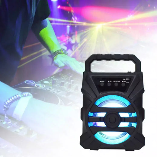 500mah alto-falante bluetooth caixa de som alto-falantes bluetooth de alta potência tf udisk karaokê subwoofers de som portátil para dançar