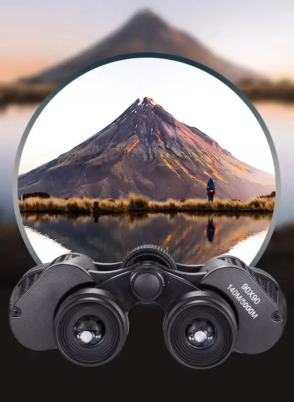 Binóculos 90x90 longo alcance bak4 prisma hd telescópio de alta potência lente vidro óptico caminhadas viagem portátil para caça esporte escopo