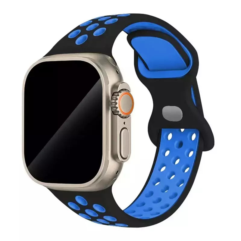 Correia Desportiva Respirável para Apple Watch, Band, Correa, iWatch Series 8, SE, 7, 6, 5, 9 Ultra, 44mm, 49mm, 45mm, 40mm, 41 milímetros, 38 milímetros, 42 milímetros