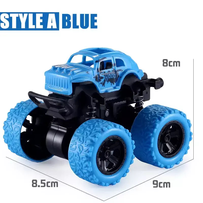Puxar para trás carro de brinquedo rotação inercial carro de quatro rodas motriz veículo fora de estrada suv carro de corrida de energia brinquedo das crianças cargift