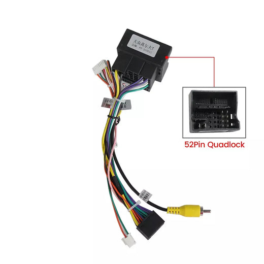 Caixa canbus para volkswagen golf 5/6/polo/passat/jetta/tiguan/touran/skoda 40 pinos cabo de alimentação android rádio do carro multimídia