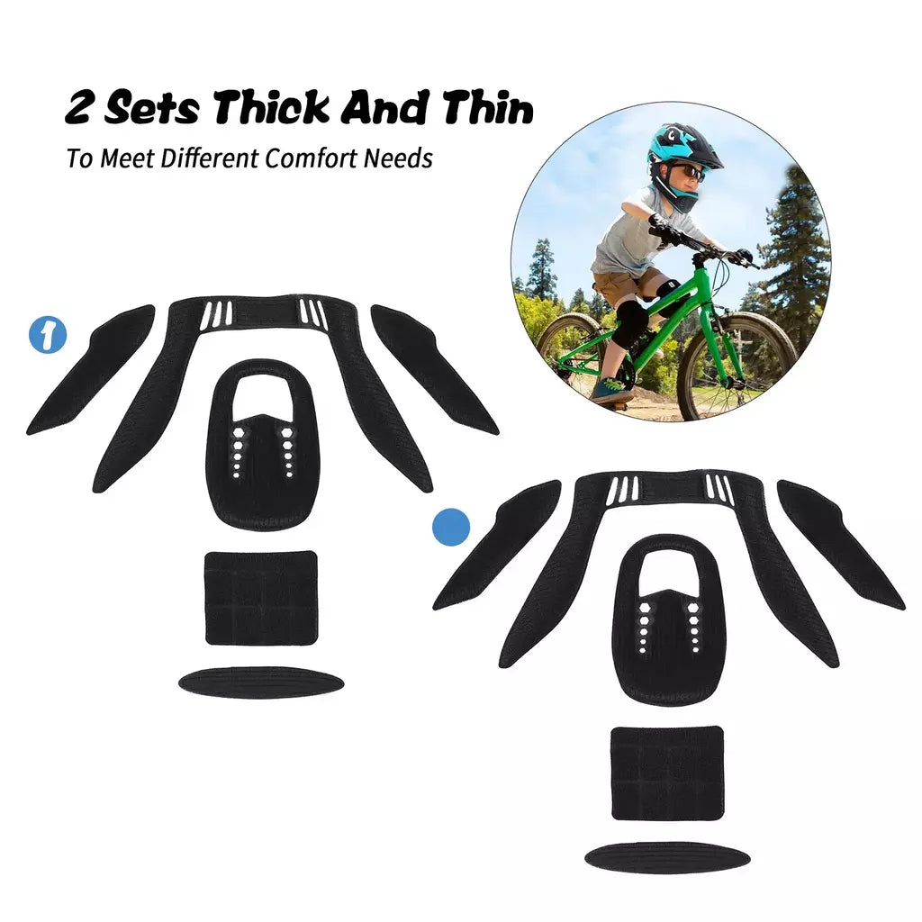 Capacete facial completo destacável para crianças, capacete de segurança esportivo para ciclismo, skate, patinação