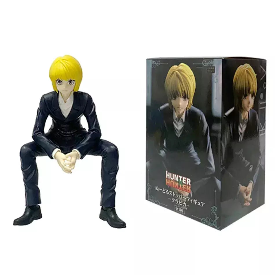 14cm caçador × caçador anime figura troupe fantasma hisoka figura de ação macarrão rolha decoração do quarto macarrão rolha pvc modelo brinquedos