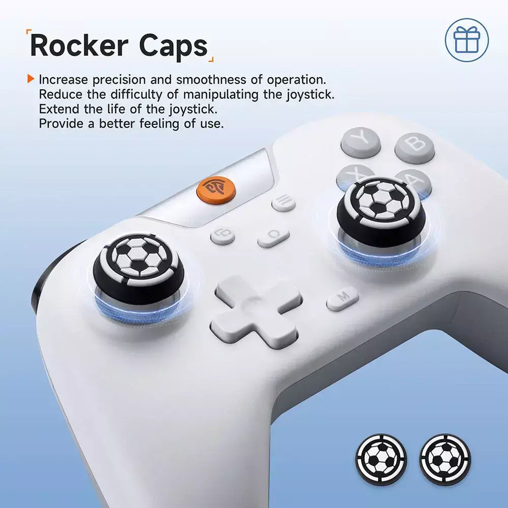 EasySMX X05 Controle PC Sem Fio Gamepad Bluetooth Controlador de Jogos Compatível com PC/Celular/Switch/ Steam Gamer, Luz RGB, Efeito Hall