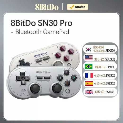 8bitdo sn30 pro gamepad bluetooth para nintend switch 2 controlador de jogo sem fio joystick para ns macos android vapor raspberry pi