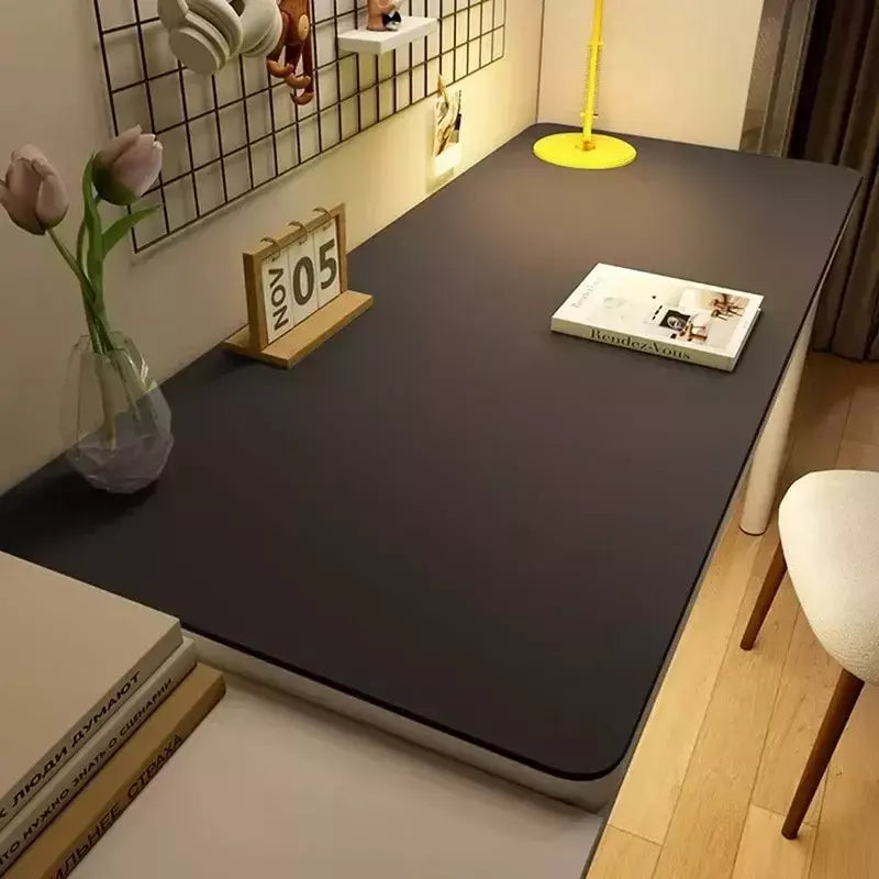 Toalha De Mesa De Couro Doméstico, Fácil De Limpar, Protetor De Mesa, Bandeja De Chá Impermeável, Mesa Grande, Teclado De Jogador E Mouse Polímero