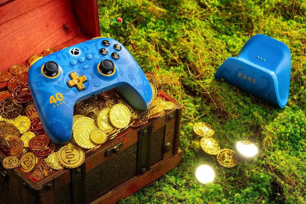 Controlador 8BitDo Ultimate-3-Mode - Edição rara de 40o aniversário para Xbox Series X | S e Xbox One, Apple, Windows PC e Android