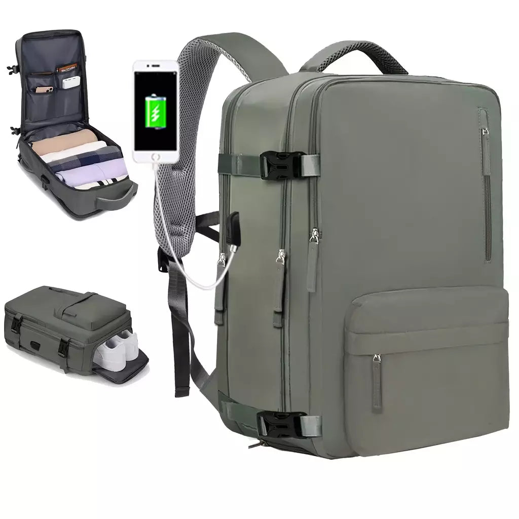 Mochila Laptop para Homens e Mulheres, Mochila Impermeável de Lazer de Viagem, Bolsa para Computador com Compartimento de Sapato 15";;VERDADEIRO;;"910hei,15 polegadas