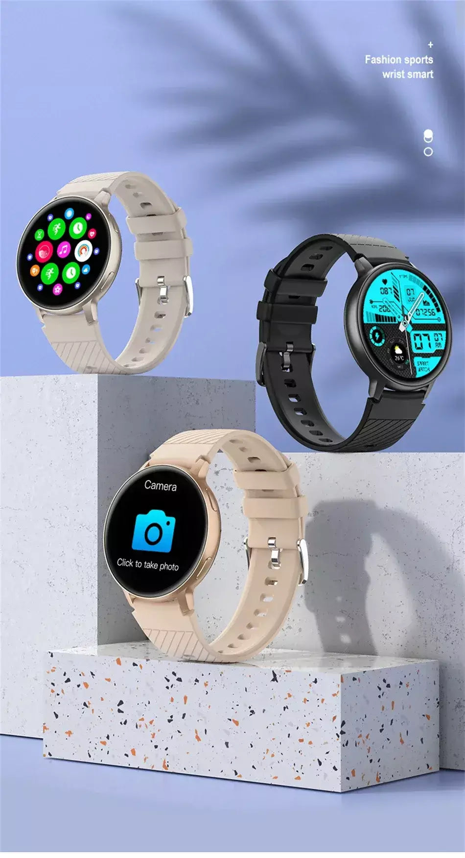 Xiaomi chamada relógio inteligente feminino mostrador personalizado relógios de aço masculino esportes rastreador fitness freqüência cardíaca smartwatch para android