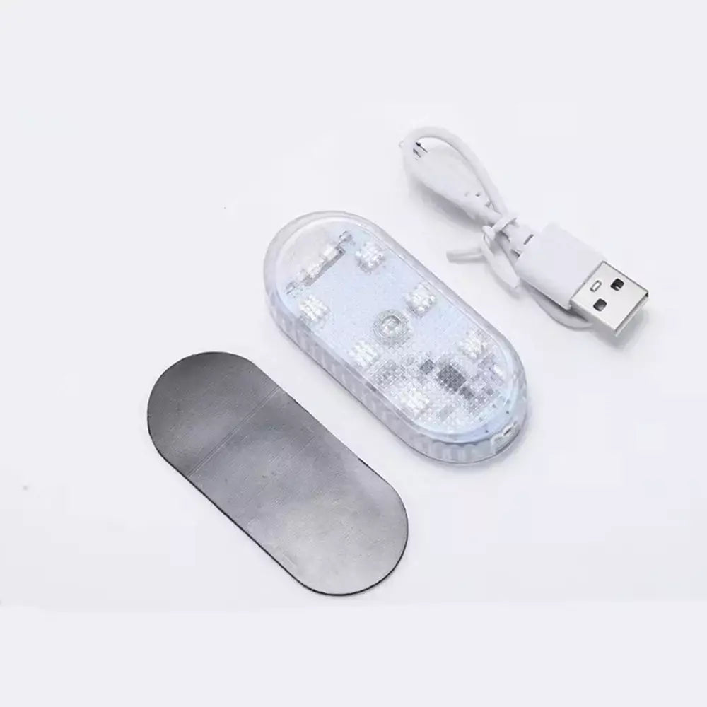 Luzes de carro multicoloridas, sem fio, led, toque, teto, sensor, lâmpada de leitura, mini luz de carregamento usb, acessórios interiores automotivos