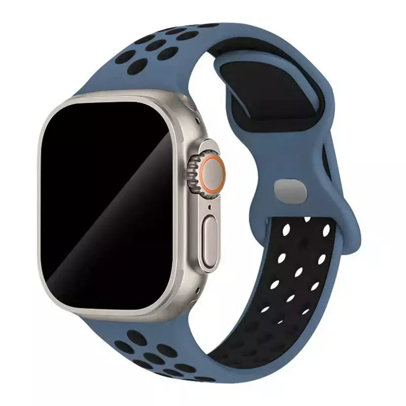 Correia Desportiva Respirável para Apple Watch, Band, Correa, iWatch Series 8, SE, 7, 6, 5, 9 Ultra, 44mm, 49mm, 45mm, 40mm, 41 milímetros, 38 milímetros, 42 milímetros