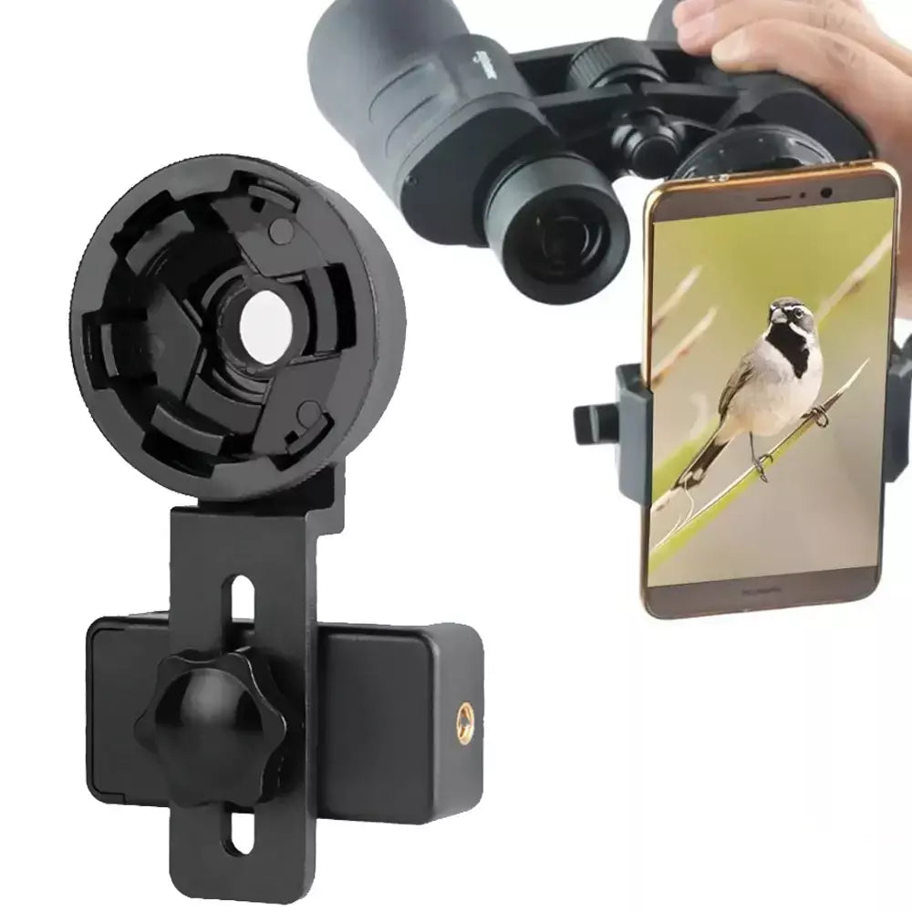 Spotting scope smartphone câmera adaptador telescópio câmera adaptador de telefone celular montagem para binocular monocular alinhado rápido