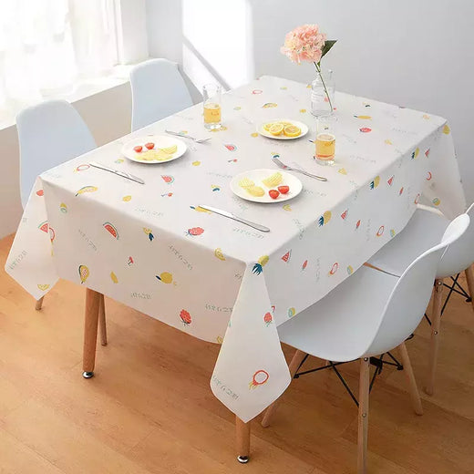 Toalha de mesa resistente à poeira impermeável durável, perfeita para festas piqueniques, família lavável, design high-end, ideal, elegante