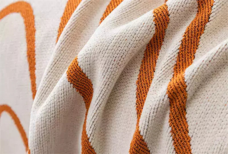 Chenille Sofá Throw Blanket com Tassel, Modern Luxury Cover, Four Season Sofa Cover, Full Covers, Dustproof, Toalha de casa, 1 Pc
