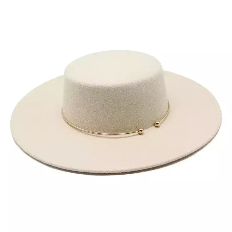 Chapéu liso de feltro de lã masculino e feminino, elegante chapéu grosso na moda, 4 estações, nova moda 10cm, unissex