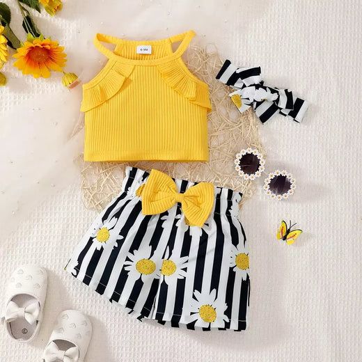 0-2 anos de idade bebê recém-nascido verão digital impresso arco decoração casual uso diário lenço roupas de bebê