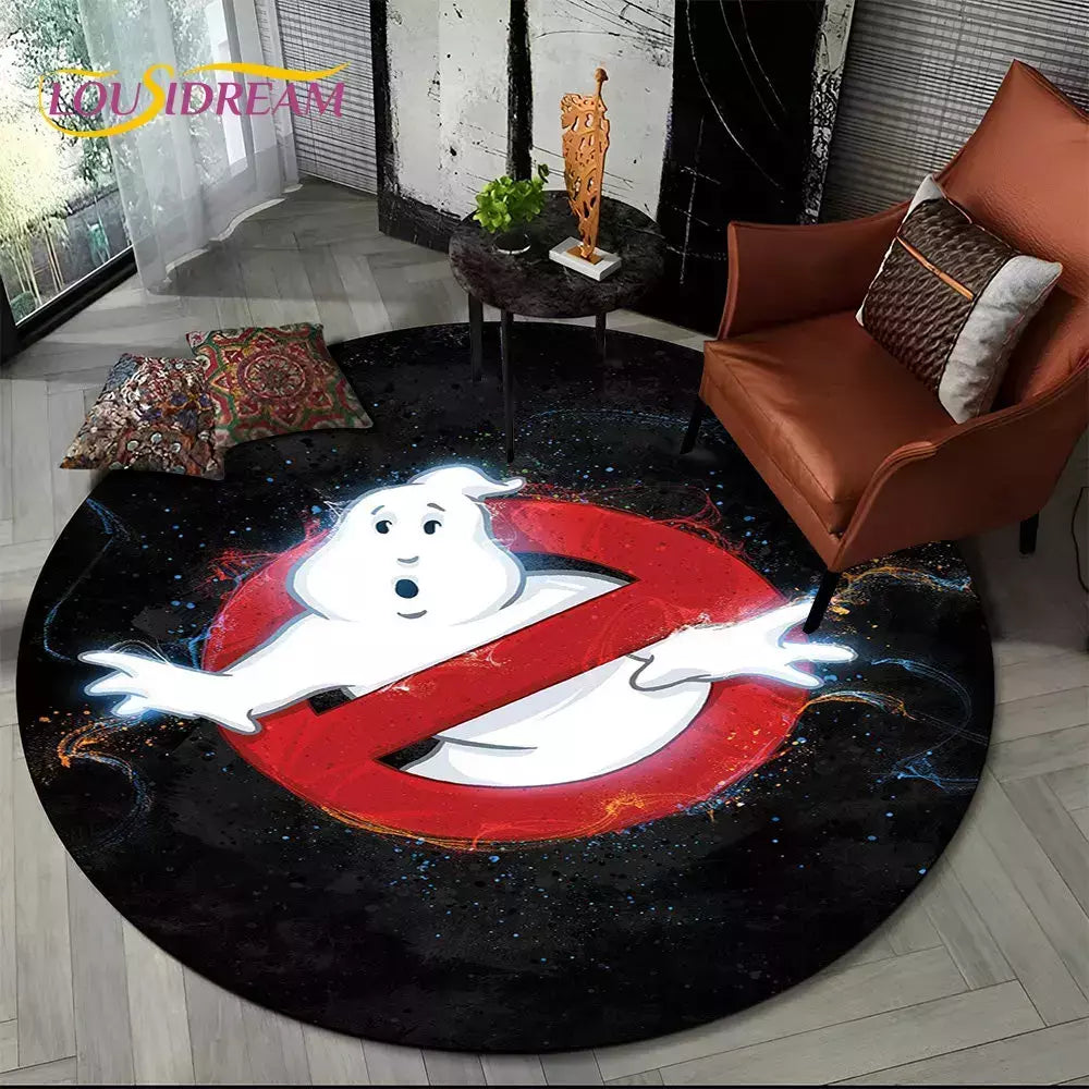Cartoon G-Ghostbusters filme tapete de área redonda, tapete tapete círculo par