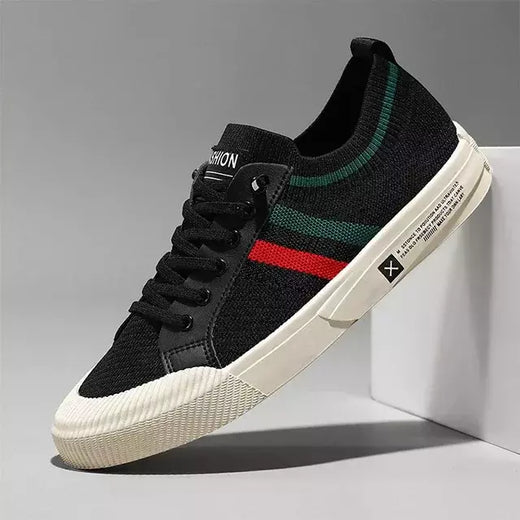 Mocassins casuais masculinos, sapatilhas leves leves de malha respirável leve, tênis masculino, tênis de moda elegante, 2023