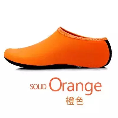 Sapatilhas antiderrapantes para água unissex, meias de mergulho, sandália de praia aquática de verão, sapato plano, chinelo marítimo para homens e mulheres