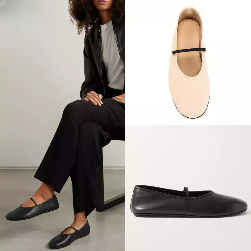 Sapato de balé raso para mulheres, sola macia, casual, ao ar livre, sapato de bailarina, sapatilhas, senhoras, designers, moda