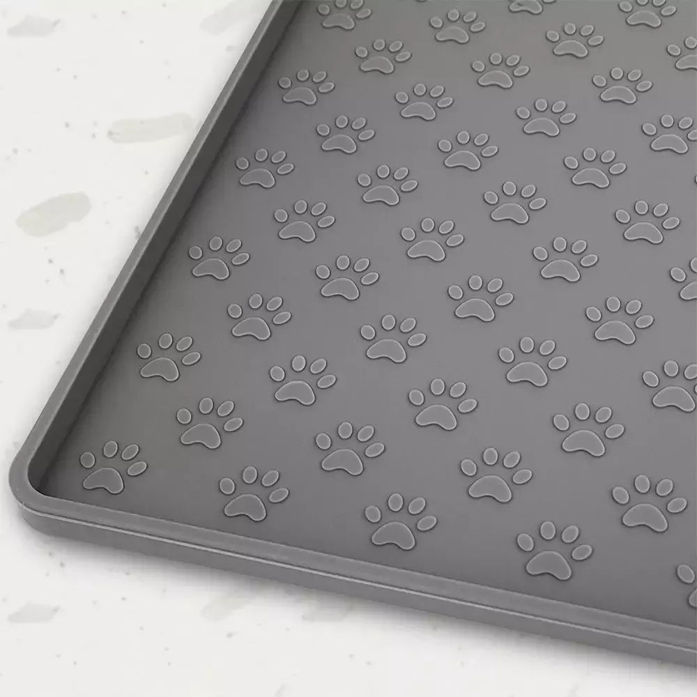 Pet placemat gato comida tigela esteira de alimentação do cão gato cão beber alimentação placemat silicone impermeável antiderrapante pet alimentador esteiras