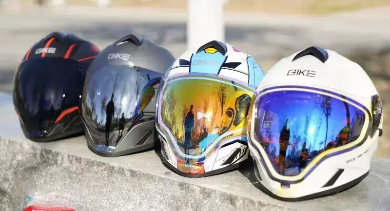 Qike fp02 capacete da motocicleta flip up capacete qike fp02 viseira qike prats dupla viseira casque moto bicicleta de rua viseira longa casco moto