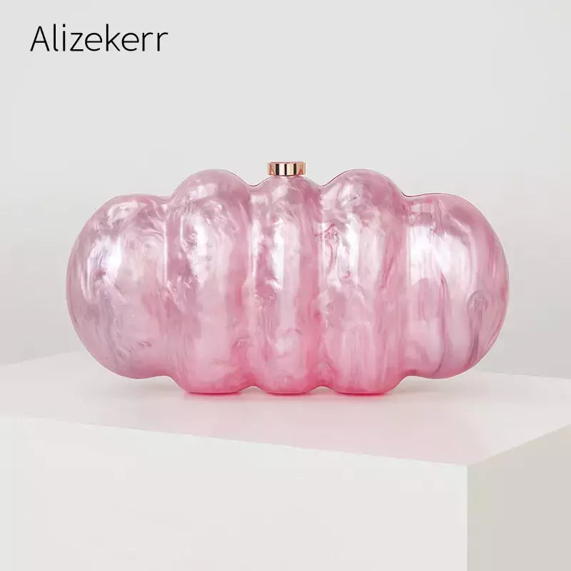 Alizekerr-Acrílico Box Evening Clutch para Mulheres, Novas Bolsas Elegantes, Boutique, Única, Novidade Bolsas, Nupcial, Festa de Casamento