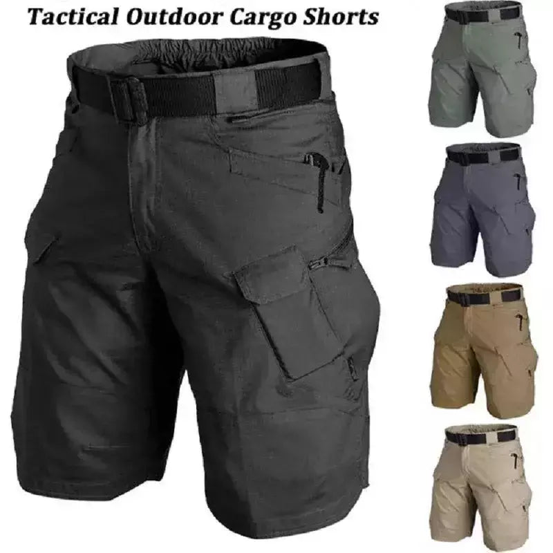 Shorts táticos militares ao ar livre para homens, shorts urbanos impermeáveis, calças trekking, tamanho grande, para caminhadas, verão