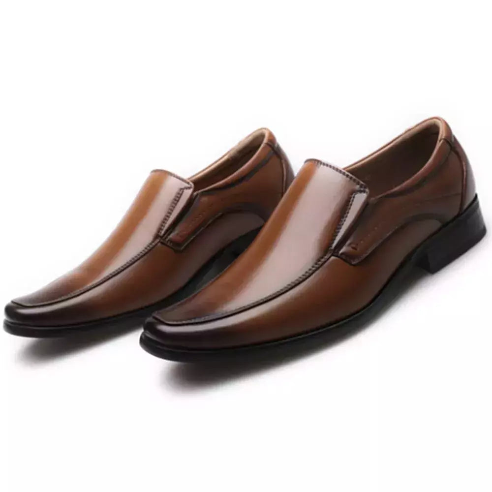 Sapatos britânicos de couro para homens, sapatos pretos de negócios, designer social, luxo casual, lazer, vestido masculino