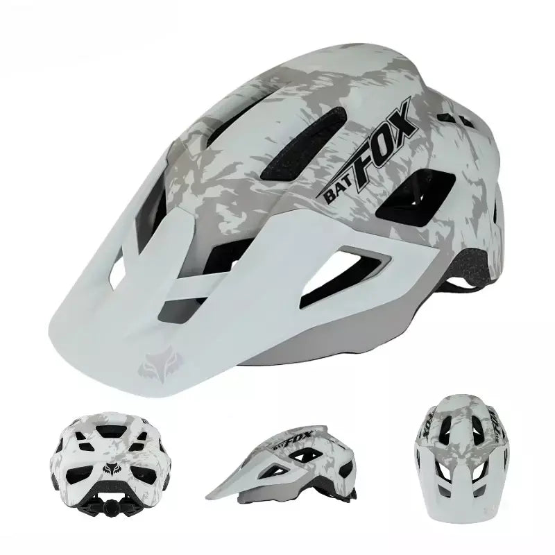Batfox 2025 capacete de mountain bike moldagem integrada homens e mulheres capacetes de ciclismo esportes ao ar livre chapéus de segurança ma066 e ma057