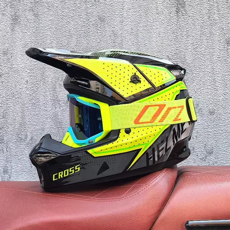 Capacete de motocicleta de corrida off road bicicleta speed drop DH capacete completo de rally capacete off-road