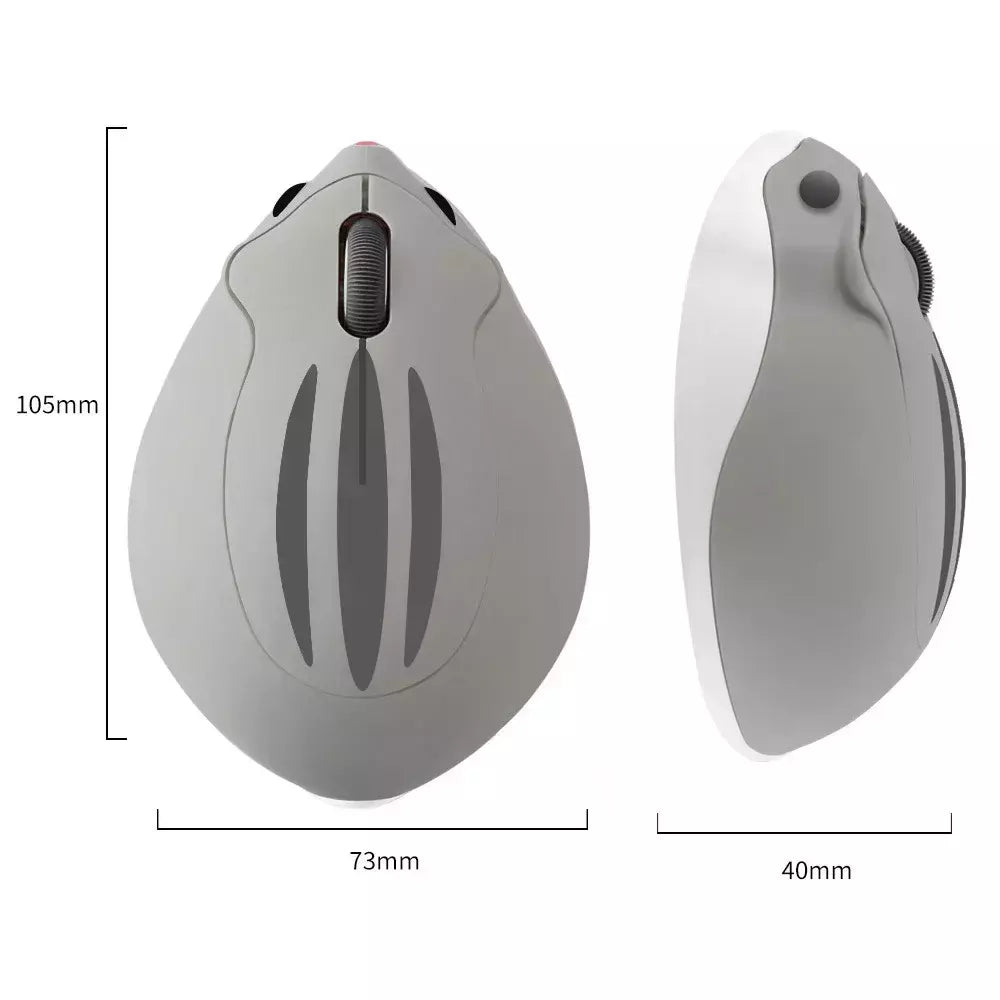 Cute Wireless Hamster Projetado Mouse, 2.4G, Criativo Ergonômico, USB Optical, 1200 DPI, Mini Ratos, Presentes para Crianças, PC, Laptop