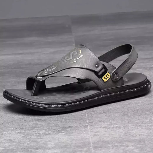Sandálias dos homens Atacado de Verão de sola Macia Anti derrapante Sapatos de Praia dos homens Grande Nova flip-flops Casual Outwear Sandálias