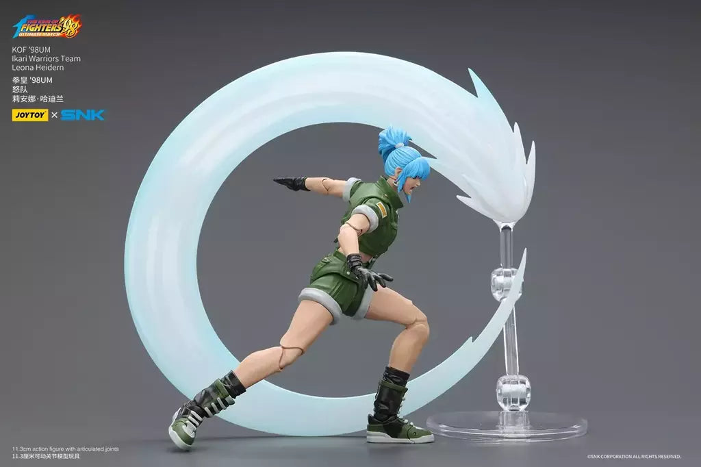Joyotoy original rei dos lutadores 98um figura de ação kof 98um ikari guerreiros equipe herói 1/18 jogo estatueta modelo brinquedos personalizados