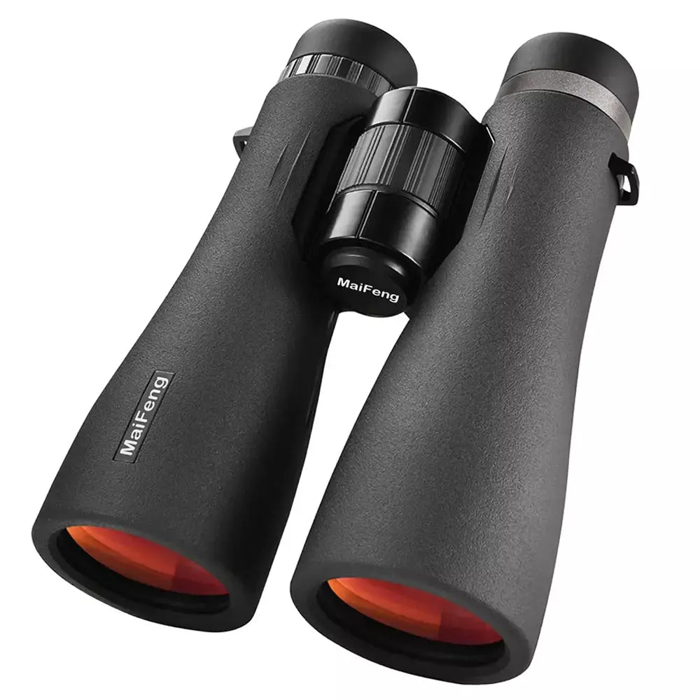Binóculos HD 12x50 para adultos Binóculos de visão grande de alta potência com visão clara IPX7 Telescópio à prova d'água para viagens de caça