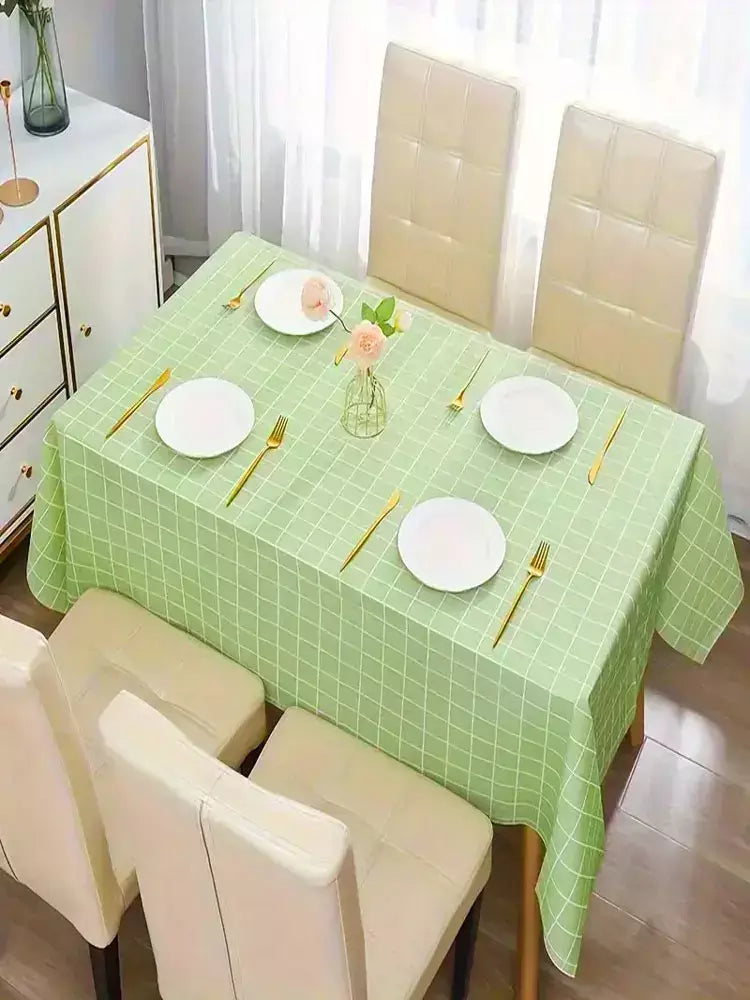 Toalha de mesa estilo nórdico para decoração de mesa, impermeável e à prova de óleo, para casa e restaurante, 59.84x53.93 polegadas, 1pc