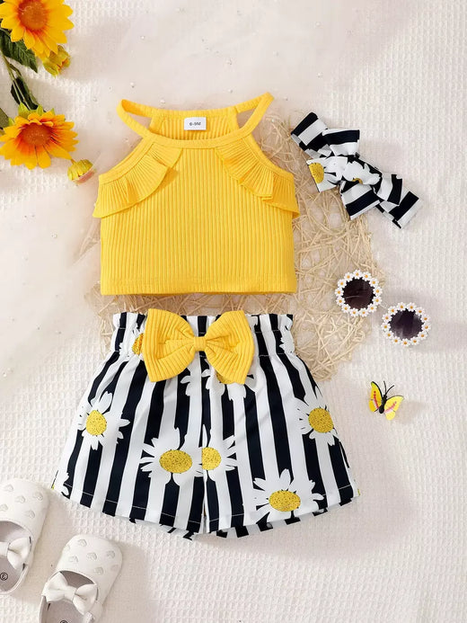 0-2 anos de idade bebê recém-nascido verão digital impresso arco decoração casual uso diário lenço roupas de bebê