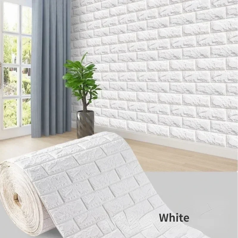 Papel de parede antigo para decoração, adesivo de parede 3D, impermeável, sala de estar e quarto, 70cm x 1 m, 5 m, 10m