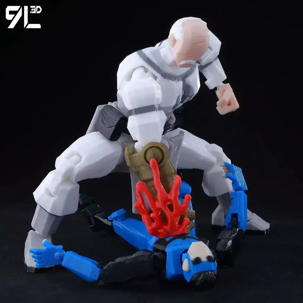 9l3d impresso invincible menino lucky13 manequim13 conquistar lex allen super-heróis anime brinquedos figuras de ação manequim modelo ornamentos