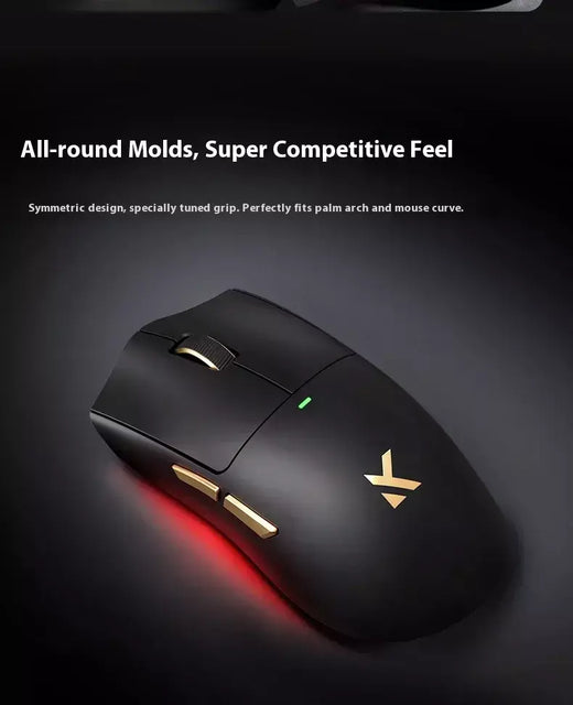 Mouse para jogos ultraleve MCHOSE K7, sem fio Esports 8K com carregamento magnético, sensor PAW3950