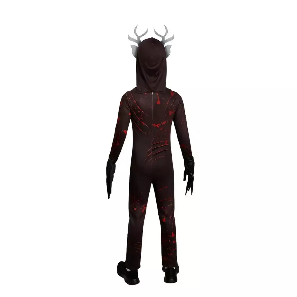 99 noites na floresta veados crianças cosplay traje animal veado coruja cosplay macacão trajes de festa de halloween para adultos crianças