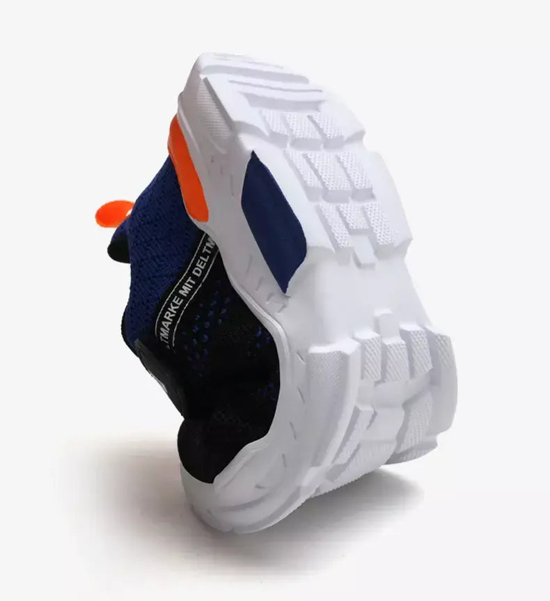 Crianças sapatos antiderrapantes respirável malha sapatos da criança conforto tênis de corrida marca meninas meninos sapatos casuais crianças moda tênis