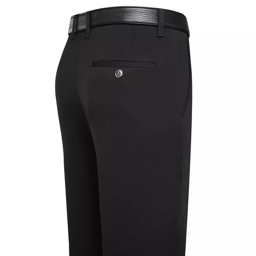 KUBRO-Calça casual reta masculina de seda e gelo, calça masculina, roupa seca rápida, coreana, nova, primavera, outono, 2024