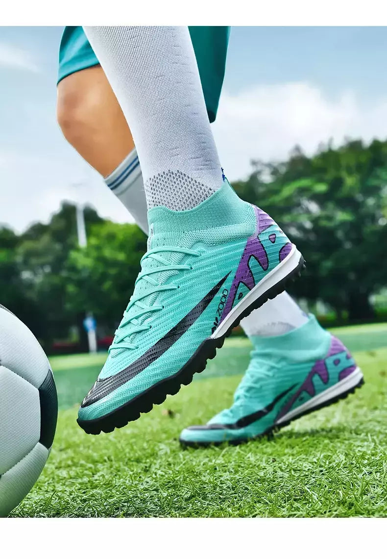 Sapatos de futebol antiderrapantes profissionais para homens, botas de treinamento Grass Society, grampos de qualidade superior, botas originais, novos