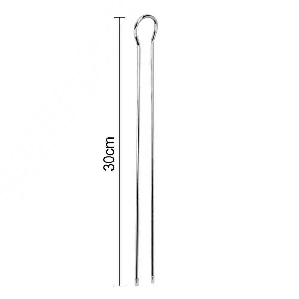 U-Shaped Reutilizável aço inoxidável BBQ Espeto, Food Grade, Churrasco, Carne, Legumes, Bife, Pintainho, Asa, Grelhar, 6Pcs Set