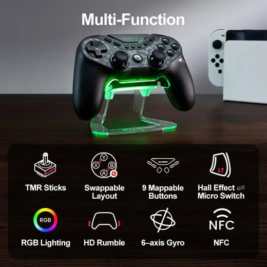 GameSir Tarantula Pro Gamepads PC para Nintendo Switch 2 Switch Android iOS TMR Hall varas NFC 6 eixos Giroscópio 9 Botão programável